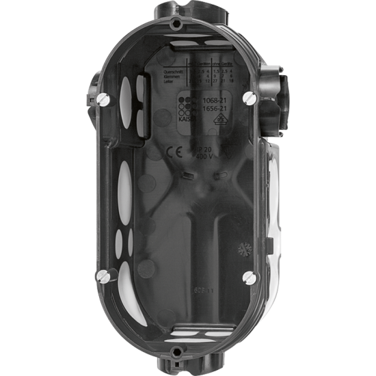 Коробка для скрытого монтажа 2 группы, 1656-21