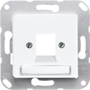 Kрышка (креплением шурупами) с полем для надписи 6 x 37 мм, 169-1 NWE WW