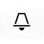 Lens with symbol, opaque, 33 K WW