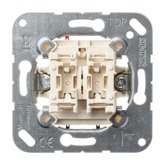 Двухклавишный механизм кнопок без фиксации 10 A / 250 В ~, 531-2 USI