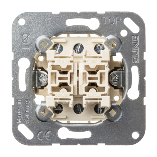 Двухклавишный механизм кнопок без фиксации 10 A / 250 В ~, 539 U