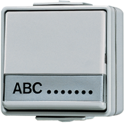 Выключатель одноклавишный 10 AX / 250 B ~, 606 NAW