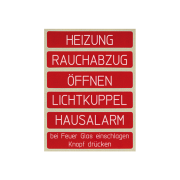 Adhesive labels with inscription, 60 FO