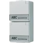 2-gang SCHUKO® socket 16 A / 250 V ~, 622 NAW