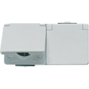 2-gang SCHUKO® socket 16 A / 250 V ~, 622 WW