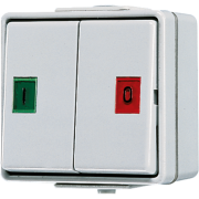 Двухклавишный механизм кнопок без фиксации 10 A / 250 В ~, 639 W