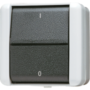 Выключатель одноклавишный 10 AX / 250 B ~, 802 W