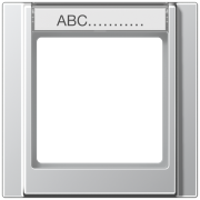 Рамка с полем для надписи 17 x 54 мм, A 581 NA AL