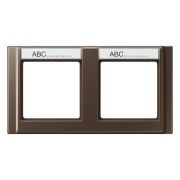 Рамка с полем для надписи 17 x 54 мм для горизонтальной установки, A 5820 NA MO