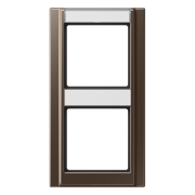 Рамка с полем для надписи 17 x 54 мм и 13 x 54 мм для вертикальной установки, A 582 NA MO