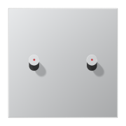 Центральная плата с тумблером «конус», с окошком, AL 12-5 KO K 0