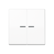 KNX RF кнопка, 2 группы, AS 10921 ST RF WW