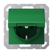 SCHUKO®-розетка 16 A / 250 B ~, AS 1520 BFKIKL GN