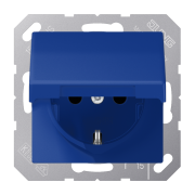 SCHUKO®-розетка 16 A / 250 B ~, AS 1520 BFKL BL