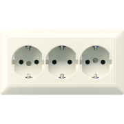 SCHUKO®-розетка для кабельных каналов 16 A / 250 B ~, AS 523