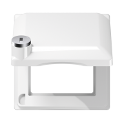 Откидная крышка 80,5 x 80,5 мм (с возвратной пружиной), AS 581 BFKLSL WW