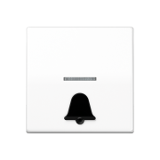 Безбарьерная среда Kлавиша с рельефным символом «звонок» и окошком, AS 591 K1KO5 WW