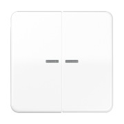 KNX RF кнопка, 2 группы, CD 10921 ST RF WW