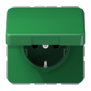 SCHUKO®-розетка 16 A / 250 B ~, CD 1520 BFKL GN