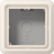 Surface cap, 1-gang, CD 581 A W