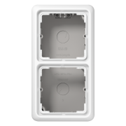 Surface cap, 2-gang, CD 582 A WW