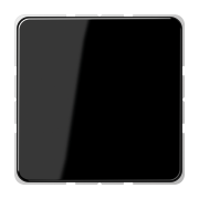 Крышка без отверстий (фиксация защёлкиванием), CD 594-0 SW