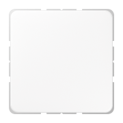 Крышка без отверстий (фиксация защёлкиванием), CD 594-0 WW