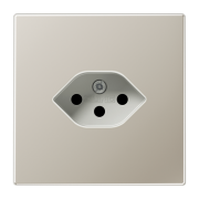 1-gang socket, Swiss system, type 13, ES 1520-13 SEV