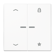 eNet кнопка, универсальная, 1 группа с символами «стрелки», FM LS 1701 P WW