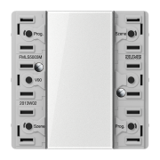 Настенный «плоский» пульт управления eNet, 3 группы, FM LS 5003 M