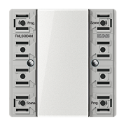 Настенный «плоский» пульт управления eNet, 4 группы, FM LS 5004 M