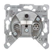 SAT-TV-FM socket outlet insert, GDA 313 F