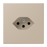 1-gang socket, Swiss system, type 13, LC 1520-13-32142