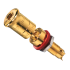 Gold-plated loudspeaker pole terminal, LPK 63 RT