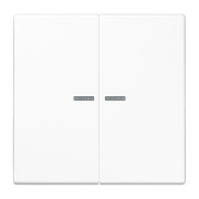 KNX RF кнопка, 2 группы, LS 10921 ST RF WW