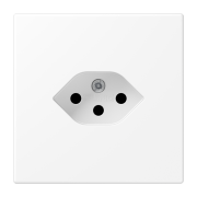 1-gang socket, Swiss system, type 13, LS 1520-13 SEV WWM