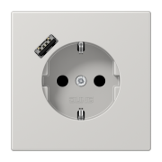 SCHUKO® socket with USB charger, LS 1520-18 A LG