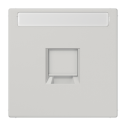 Kрышка (фиксация защёлкиванием) с полем для надписи 9 x 58 мм, LS 1969-15 NA WE LG