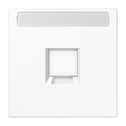 Kрышка (фиксация защёлкиванием) с полем для надписи 9 x 58 мм, LS 1969-1 NA WE WW