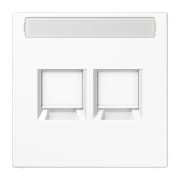 Kрышка (фиксация защёлкиванием) с полем для надписи 9 x 58 мм, LS 1969-2 NA AT WW
