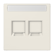 Kрышка (фиксация защёлкиванием) с полем для надписи 9 x 58 мм, LS 1969-2 NA WE