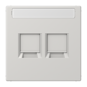 Kрышка (фиксация защёлкиванием) с полем для надписи 9 x 58 мм, LS 1969-2 NA WE LG