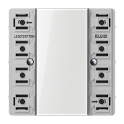 KNX радио кнопочный модуль, 2 группы, LS 5072 RF TSM