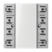 KNX радио кнопочный модуль, 4 группы, LS 5074 RF TSM