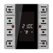 KNX комнатный контроллер-дисплей, компактный, 2 группы, LS 5192 KRM TS D