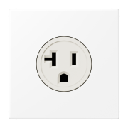 Socket, US NEMA system, LS 521-20 WWM