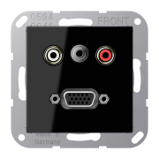 Cinch Audio (RCA) / Stereo Jack (TRS 3.5 mm) / VGA, MA A 1072 SW