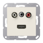 Cinch Audio (RCA) / Stereo Jack (TRS 3.5 mm) / HDMI, MA A 1082