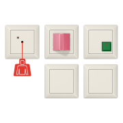 Набор системы срочного вызова с ИБП, NRS AS 0834-2