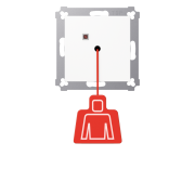 Кнопка вызова со шнурком, NRS AS 0834 ZT WW